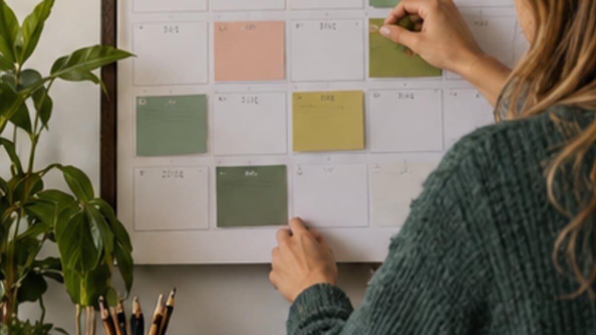 Editorial scene for Build a 30-day content plan